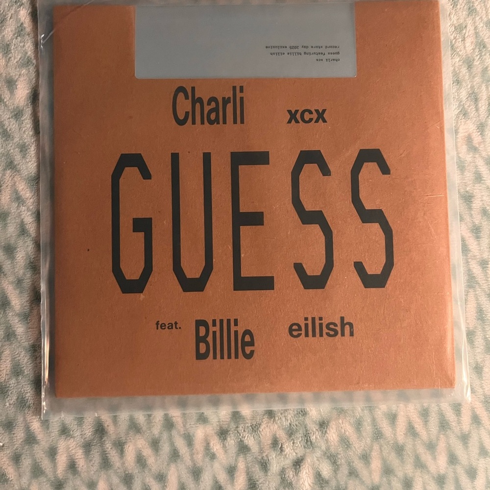 Charli XCX & Billie Eilish - "Guess" RSD 2025 7in NEW/SEALED
